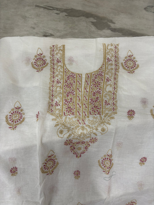 Chikankari suit with dupatta
