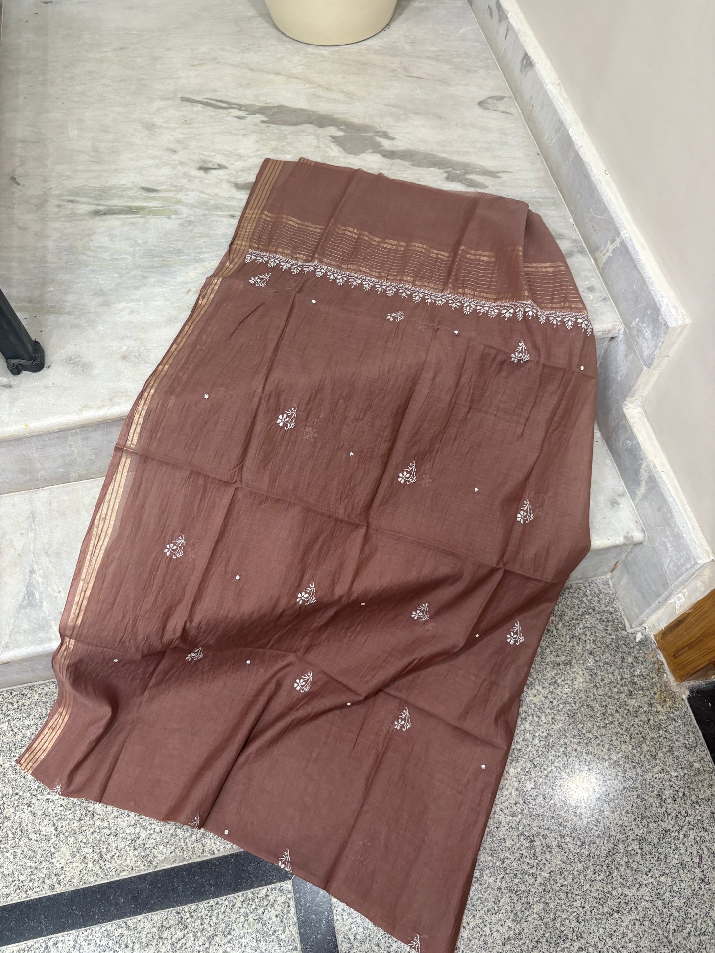 Premium heavy chikankari suit with pearl work