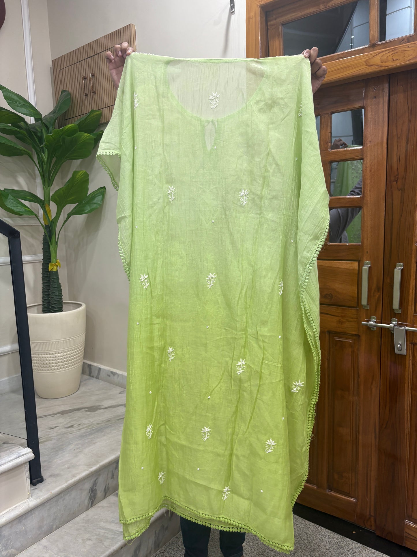Premium Kaftaan with pearl work