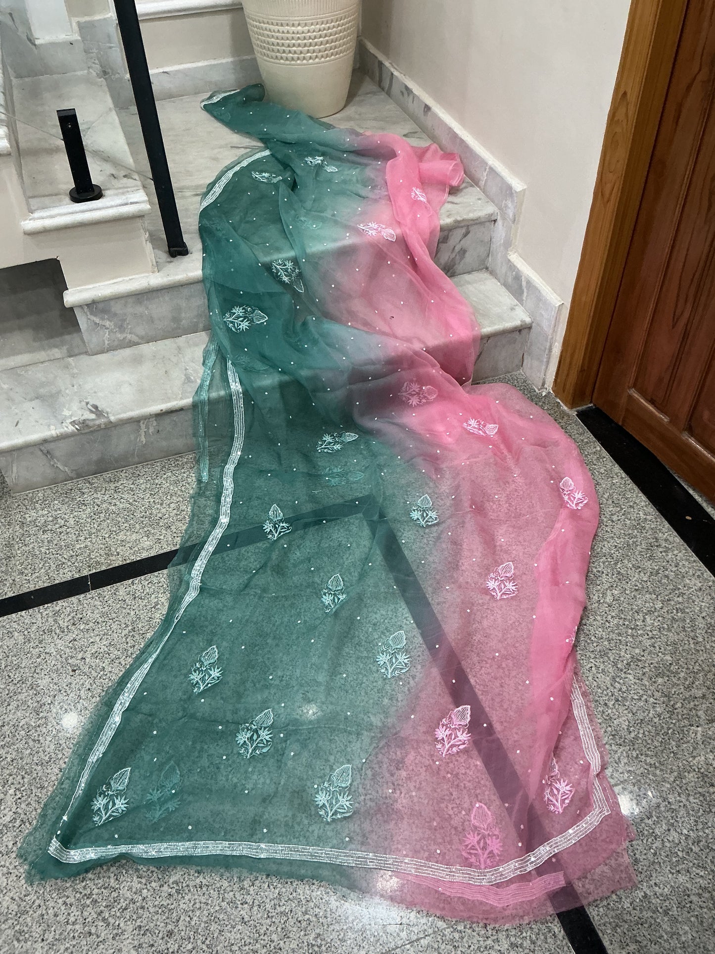 Premium saree on pure aurganza