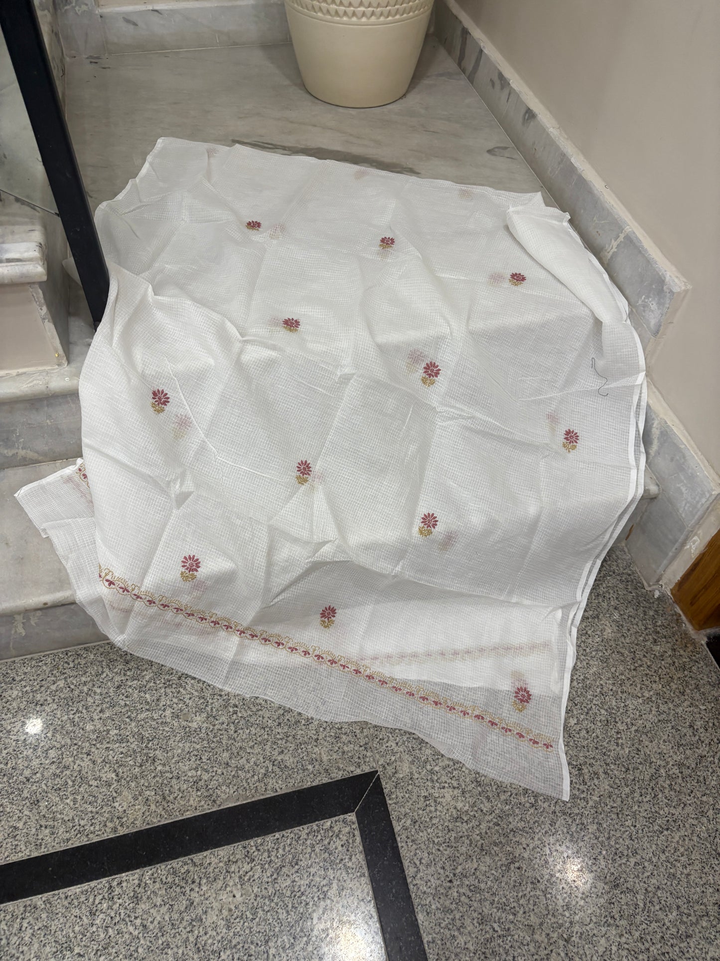 Chikankari suit with dupatta