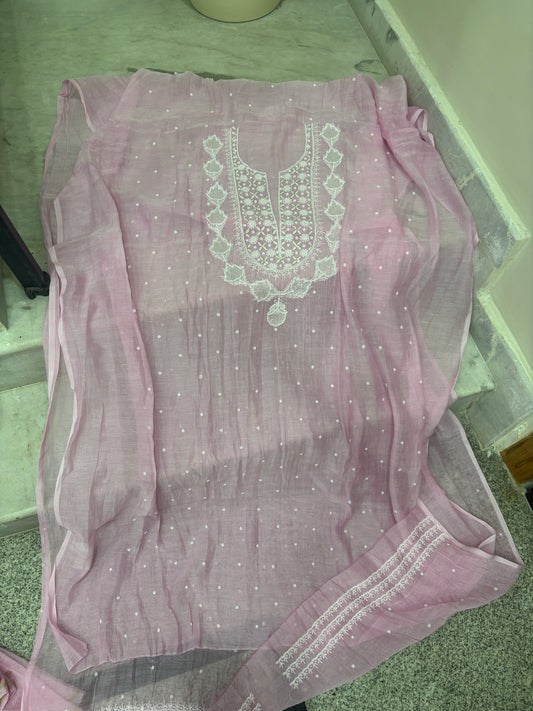 Premium chikankari suit with dupatta