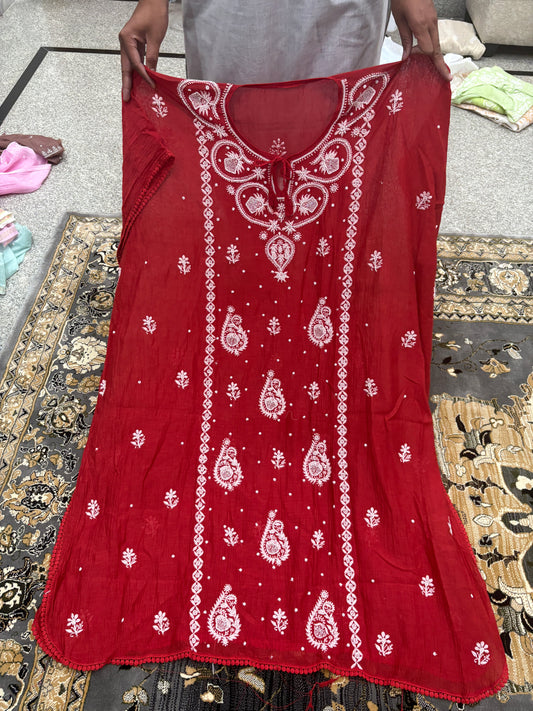 Premium kaftaan with pearl work