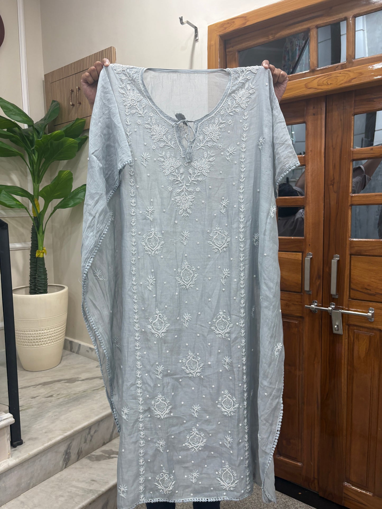 Premium Kaftaan with pearl work