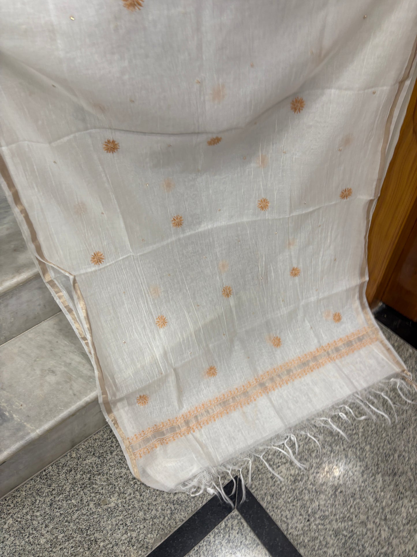Premium Anarkali with pearl work on it