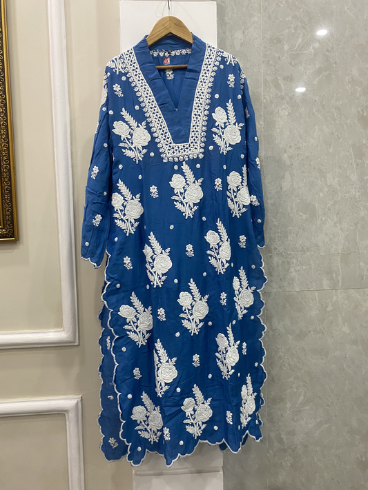 Premium chikankari kurti